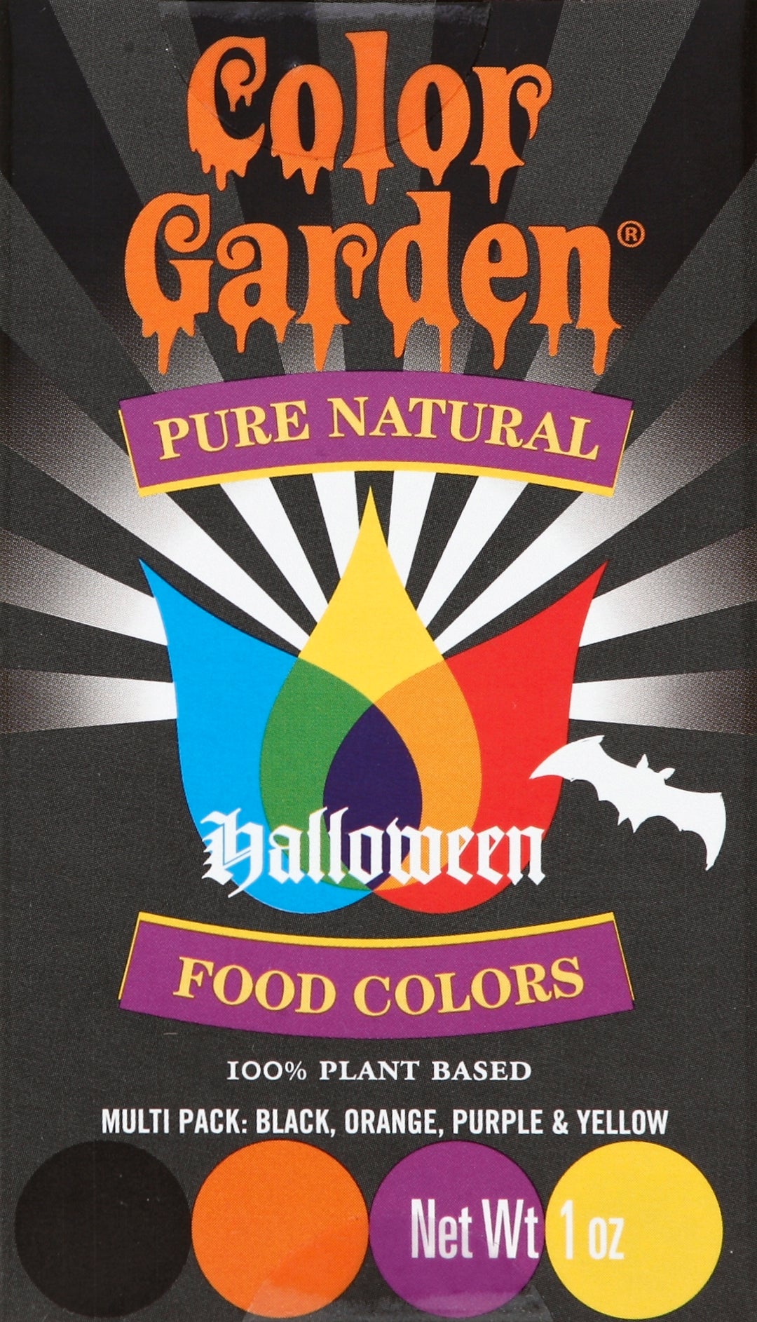 Color Garden Food Color Natural Halloween 12/1 Oz [UNFI #23474]
