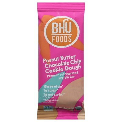 Bhu Pbtr Choc Chip Cookie Dough 8/1.6 Oz [UNFI #17363]