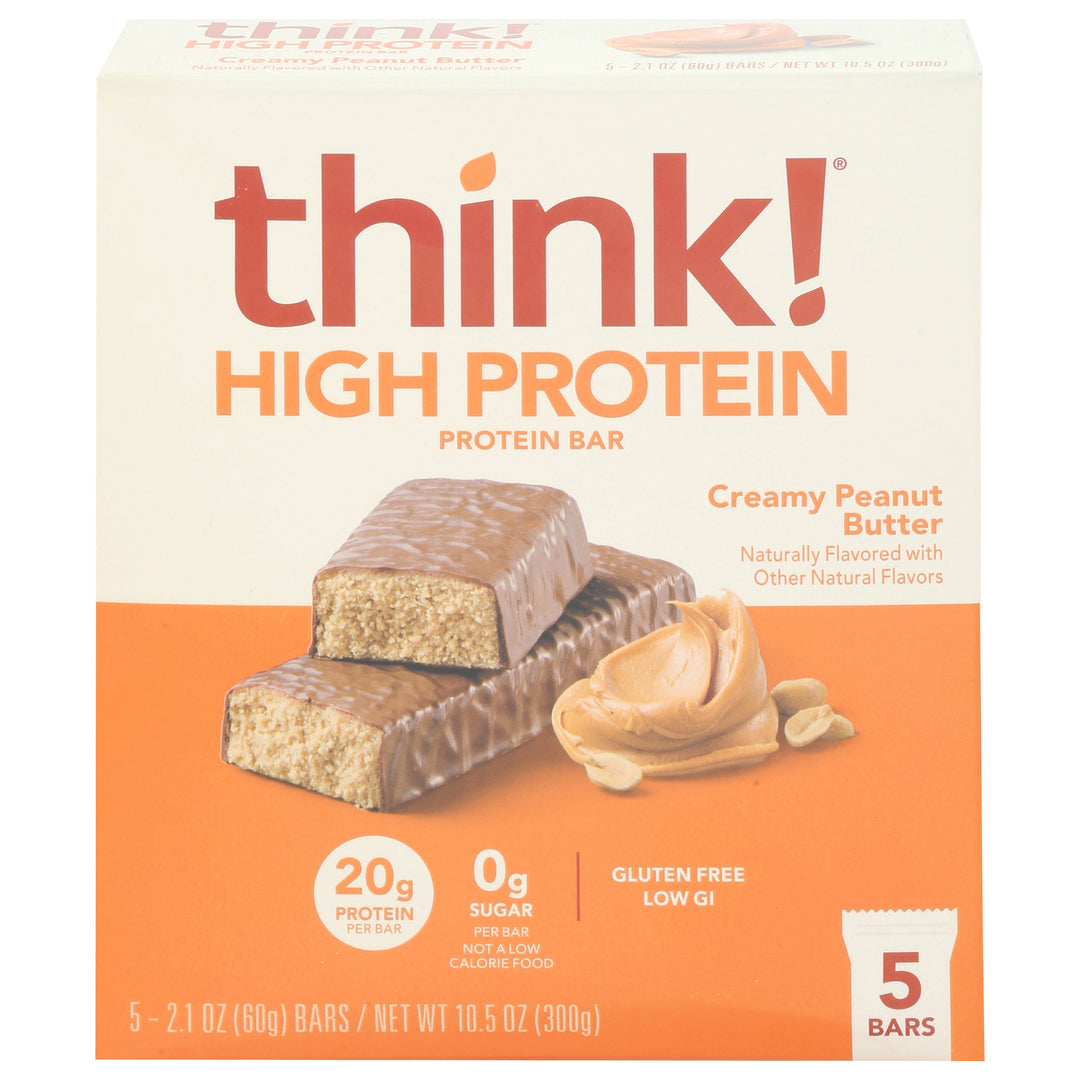 Think! Creamy Peanut Butter 6/10.5 OZ [UNFI #64695]