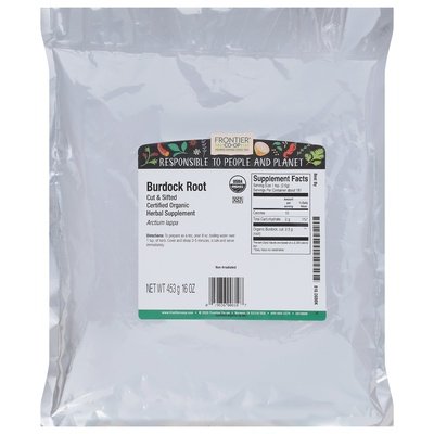 Frontier Nat Prod Co-op Burdock Root C/S 1 Lb [UNFI #34272]