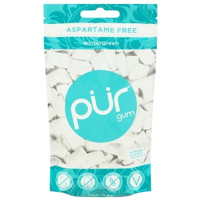 Pur Gum Wintergreen 55 Pcs 12/2.72 Oz [UNFI #09786]
