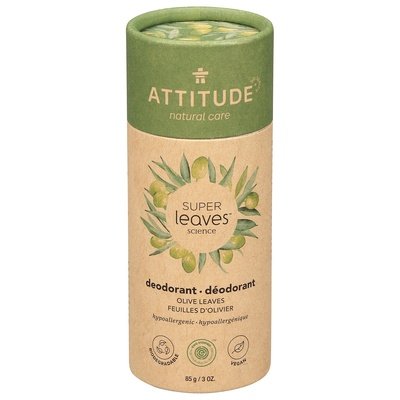 Attitude Deodorant Olive Leaves 3 Oz [UNFI #84322] T