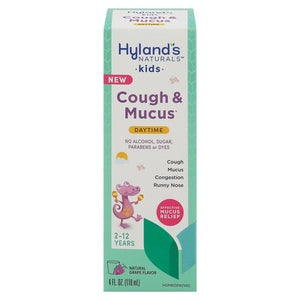 Hylands Kids Cough & Mucus Daytime Grape 4 Oz [UNFI #71811] T
