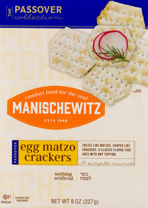 Manischewitz Crackers Matzo Egg 24/8 Oz [UNFI #84974]