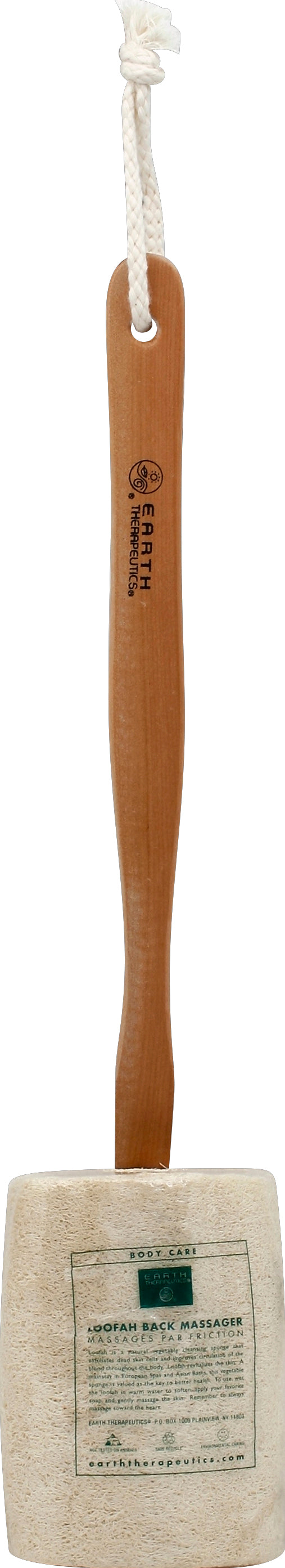 Earth Therapeutics Loofa Brush W/Handle 1 Ea [UNFI #86793] T