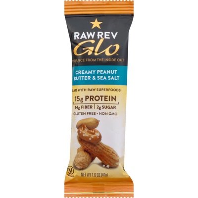 Raw Revolution Creamy Pb&Sea Salt,Glo 2.0 12/1.6 Oz [UNFI #84459]