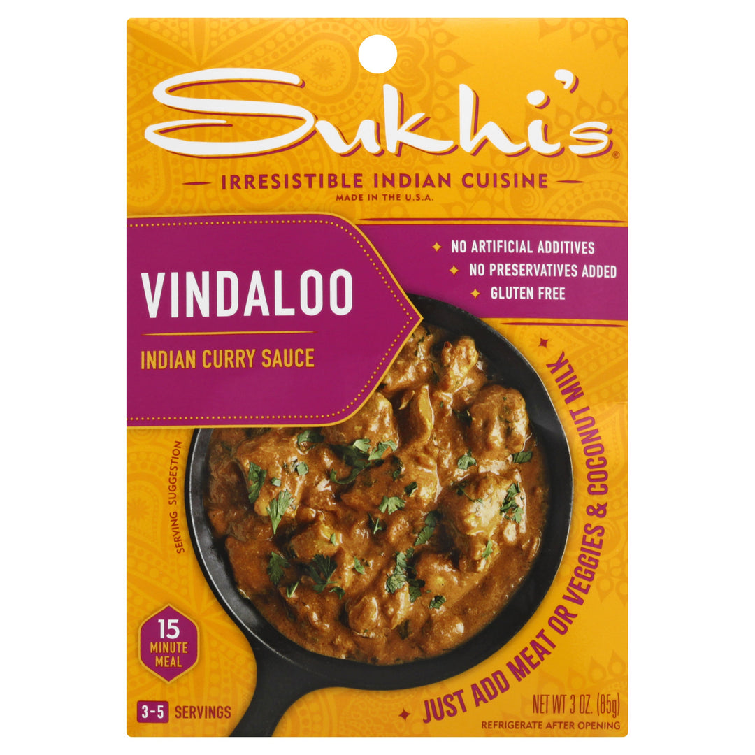 SukhiS Sauce Curry Vindaloo 6/3 OZ [UNFI #44840]