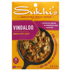 SukhiS Sauce Curry Vindaloo 6/3 OZ [UNFI #44840]