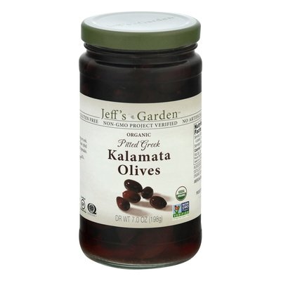 Jeffs Garden Kalamata Pitted 6/7 Oz [UNFI #24117]