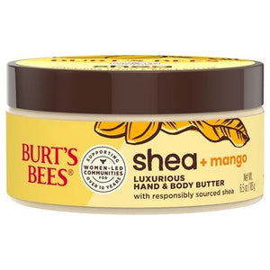 Burts Bees Hand Body Butter Shea Mango 6.5 Oz [UNFI #08109] T