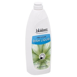 Biokleen Dish Liquid Free & Clear 6/25 Oz [UNFI #45745] T