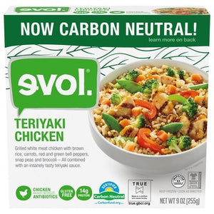 Evol Foods Teriyaki Chicken Single Serve 8/9 Oz [UNFI #70251]