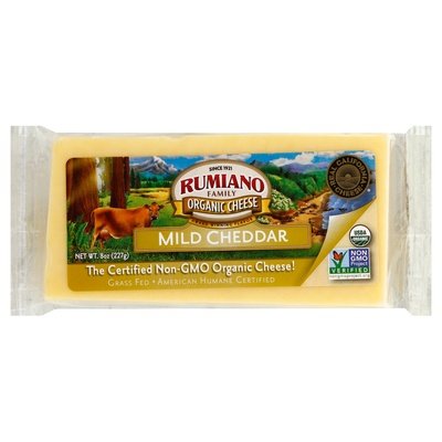 Rumiano Cheddar Mild Rbst Free 12/8 Oz [UNFI #13961]