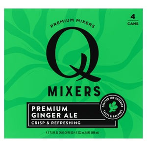 Q Drinks Ginger Ale 6/4/7.5 Oz [UNFI #89119] T
