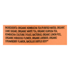 Better Booch Strawberry Kombucha 12/12 Oz [UNFI #48284]