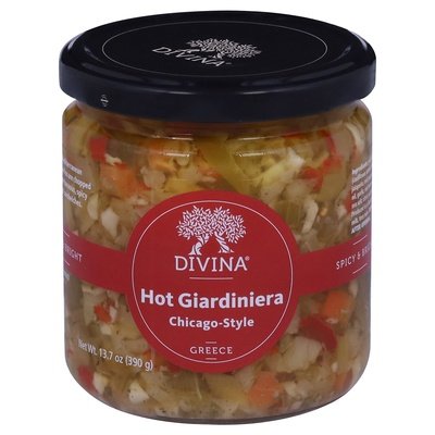 Divina Giardiniera Hot Chicago Style 6/13.7 Oz [UNFI #61384]