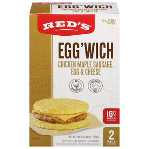 Reds Egg Chicken Sausage Cheese 6/7.8 Oz [UNFI #07326]