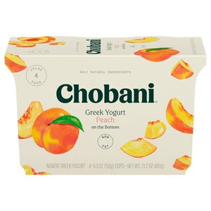 Chobani Peach On The Bottom 6/4/5.3 Oz [UNFI #11916]