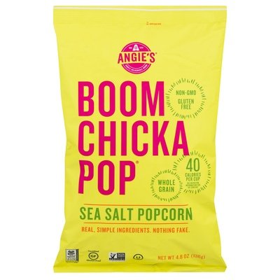 Angies Boomchickapop Sea Salt 12/4.8 Oz [UNFI #20160]