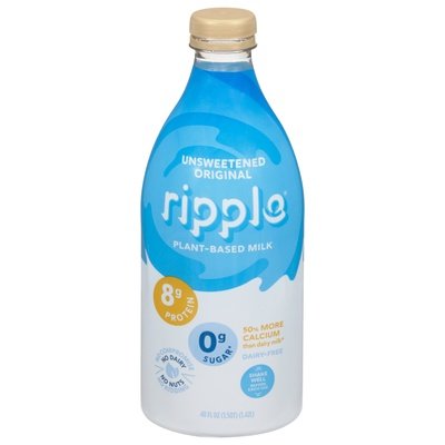 Ripple Foods Original Unsweetened 6/48 Oz [UNFI #15936]