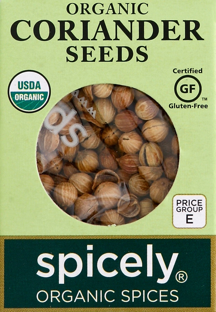 Spicely Organics Coriander Seed Og2 6/.3 OZ [UNFI #14282]