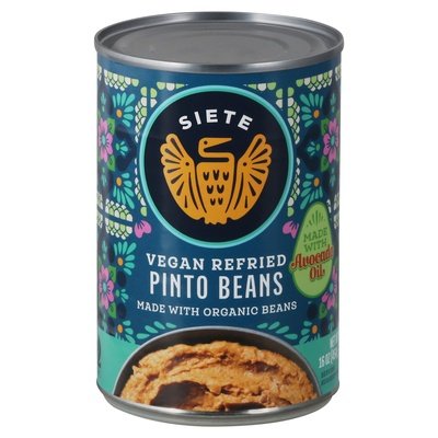 Siete Beans Pinto Refried 12/16 Oz [UNFI #04831]