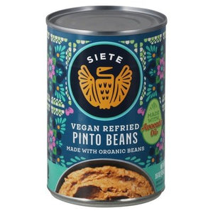 Siete Beans Pinto Refried 12/16 Oz [UNFI #04831]