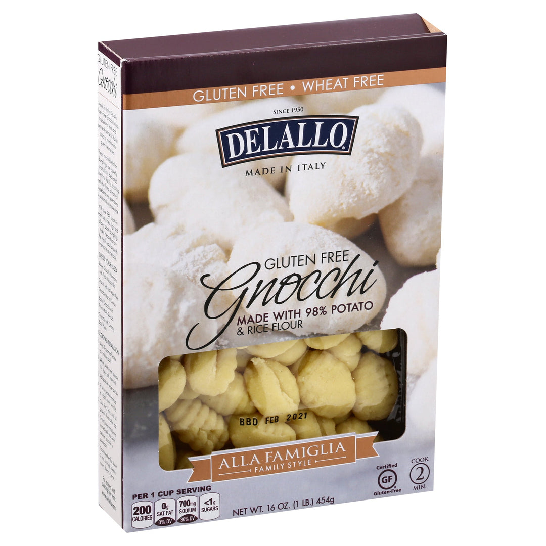 Delallo Potato Pasta Gnocchi GF 6/16 OZ [UNFI #71170]
