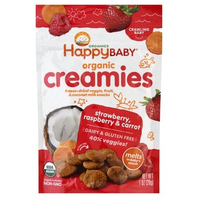 Happy Creamies Strawberry Raspberry 8/1 Oz [UNFI #81120]
