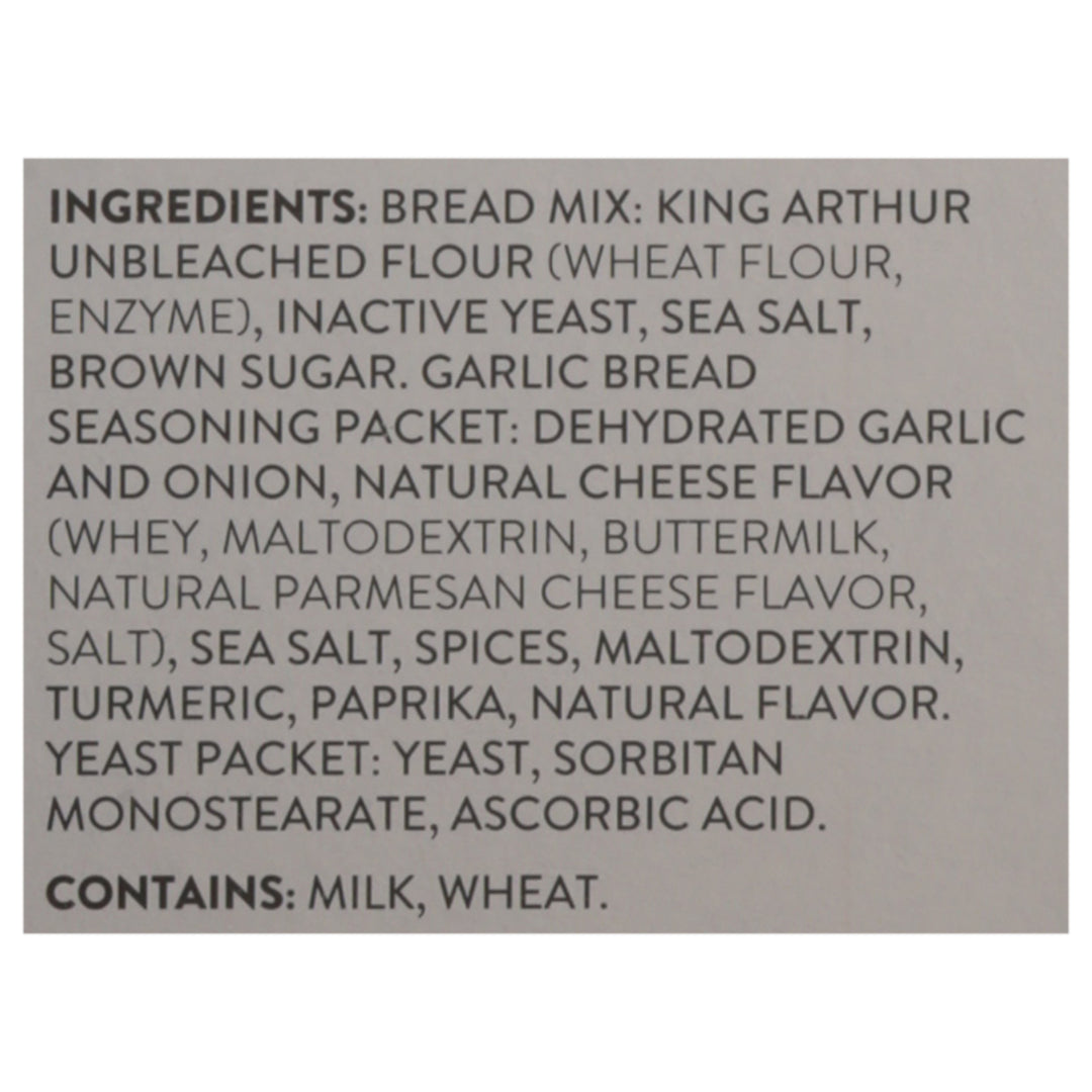 King Arthur Flour Garlic Bread Mix Kit 6/15.25 Oz [UNFI #51595]