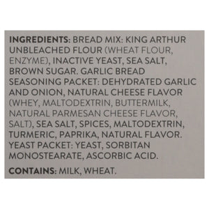 King Arthur Flour Garlic Bread Mix Kit 6/15.25 Oz [UNFI #51595]
