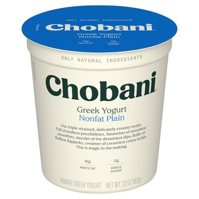 Chobani Plain 6/32 Oz [UNFI #11843]