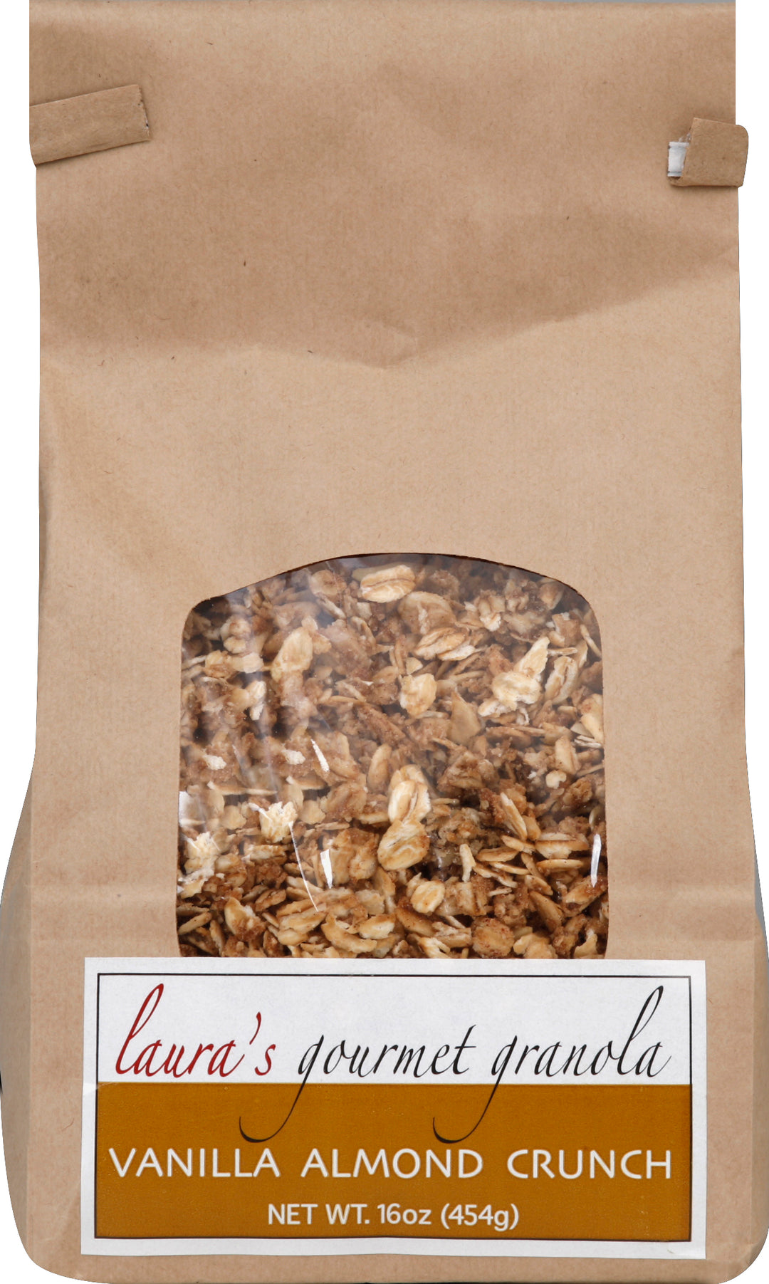 Lauras Gourmet Granola Vanilla Almond Crunch 6/16 Oz [UNFI #87536]