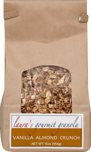 Lauras Gourmet Granola Vanilla Almond Crunch 6/16 Oz [UNFI #87536]