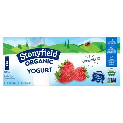 Stonyfield Organic Yokids Strawberry 8/8/2 Oz [UNFI #13867]