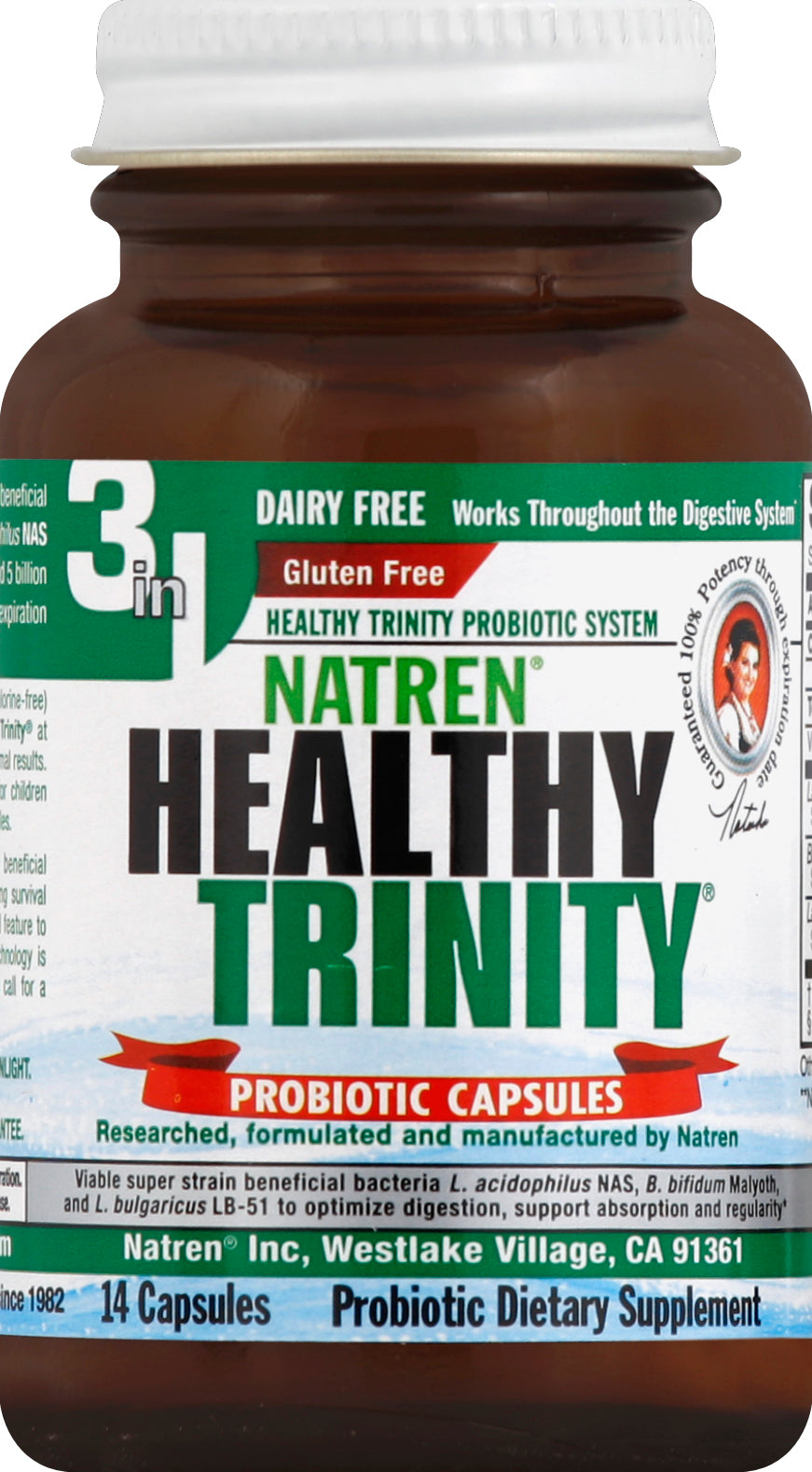 Natren Healthy Trinity 14 Cap [UNFI #40433] T