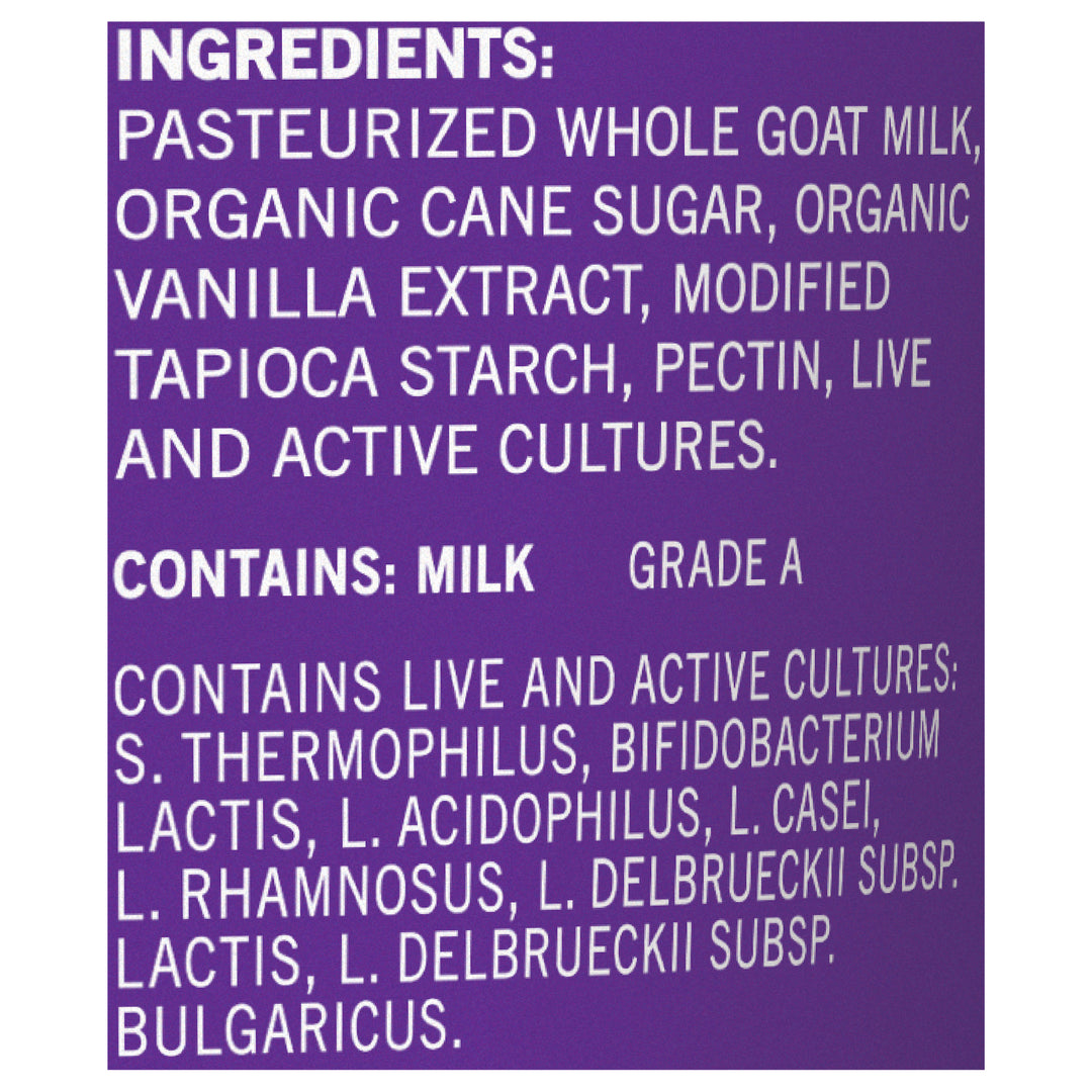 Meyenberg Vanilla Goat Yogurt 6/32 Oz [UNFI #07923]