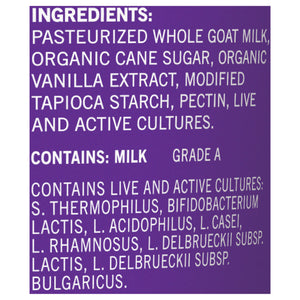Meyenberg Vanilla Goat Yogurt 6/32 Oz [UNFI #07923]