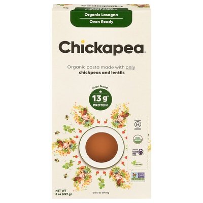 Chickapea Pasta Lasagna 6/8 Oz [UNFI #75996]