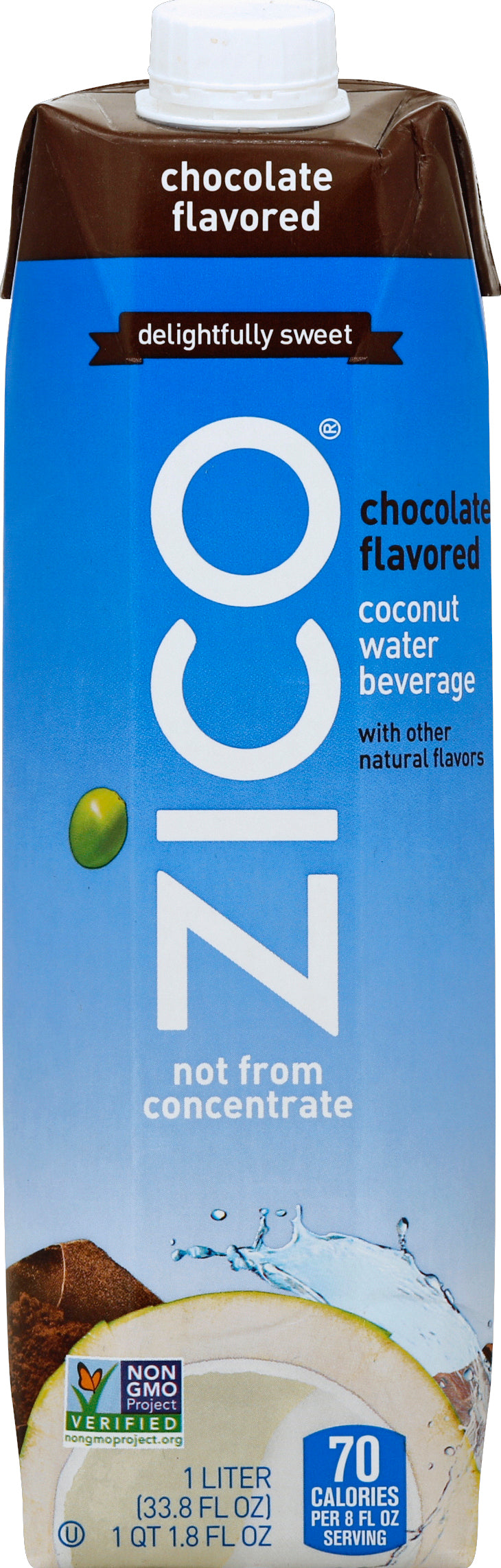 Zico Chocolate Coconut Water 12/1 Ltr [UNFI #03933]