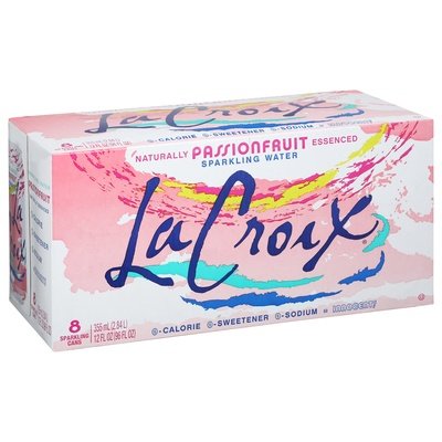 Lacroix Passion Fruit 3/8/12 Oz [UNFI #29527] T
