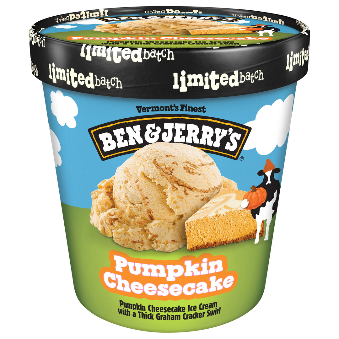 Ben & JerryS Pumpkin Cheesecake Limited EDTN 8/PINT [UNFI #04860]