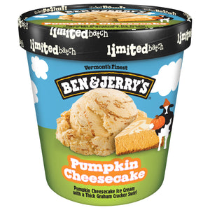Ben & JerryS Pumpkin Cheesecake Limited EDTN 8/PINT [UNFI #04860]