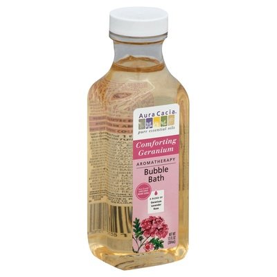 Aura Cacia Bubble Bath Comforting Geranium 13 Oz [UNFI #41154] T