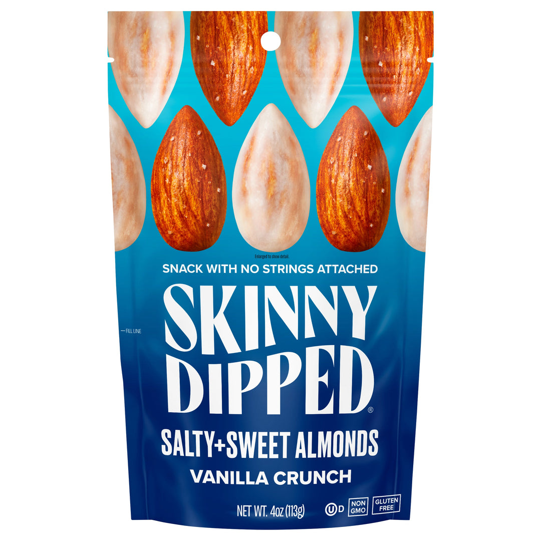 Skinnydipped Vanilla Cocoa Crunch Almonds 10/4 OZ [UNFI #37049]