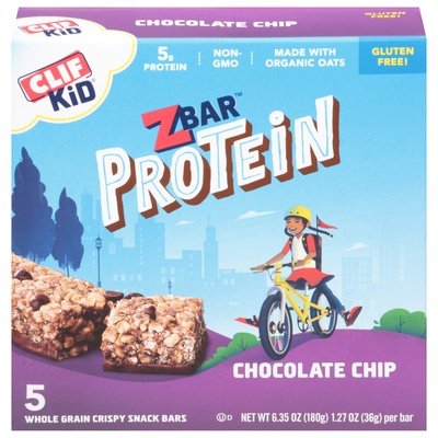 Clif Kid Zbar Chocolate Chip 6/5/1.27 Oz [UNFI #66194]