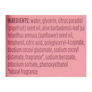 Burts Bees Face Clns Towlette Pnk Grpfrt 3/30 Ct [UNFI #50914] T