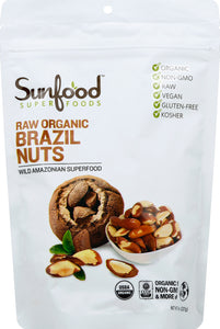 Sunfood Raw Brazil Nuts 8 Oz [UNFI #31023]