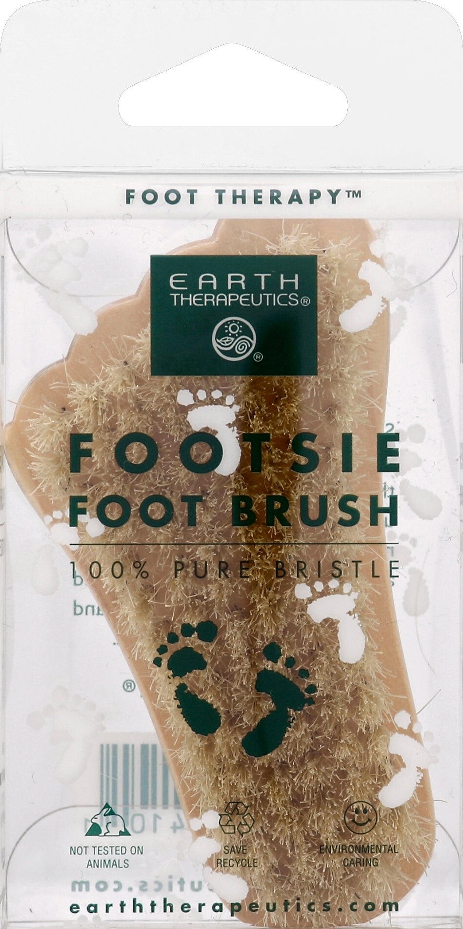 Earth Therapeutics Footsie Foot Brush 1 Ea [UNFI #86809] T