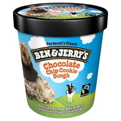 Ben & Jerrys Chocolate Chip Cookie Dough 8/Pt [UNFI #74757]